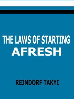 cover image of The Laws of Starting Afresh